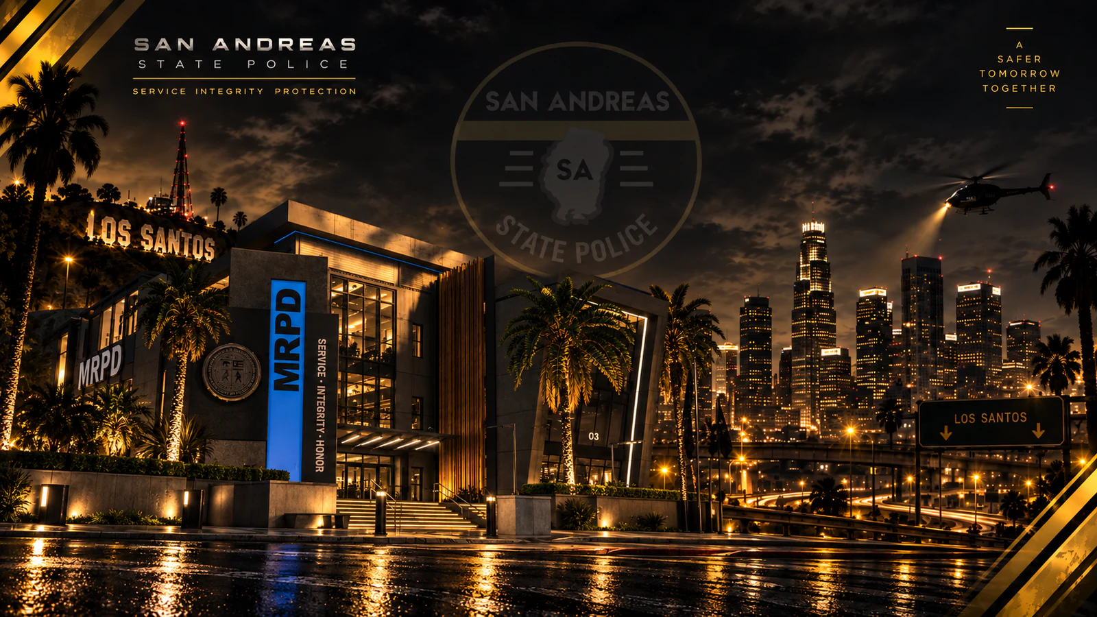 Offizielles SASP-Hauptquartier in Los Santos